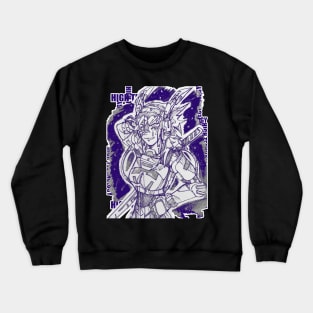 Cyber anime kawaii girl Crewneck Sweatshirt